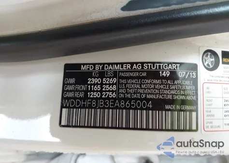 2014 Mercedes-Benz E 350 4Matic from USA, damaged, VIN WDDHF8JB3EA865004
